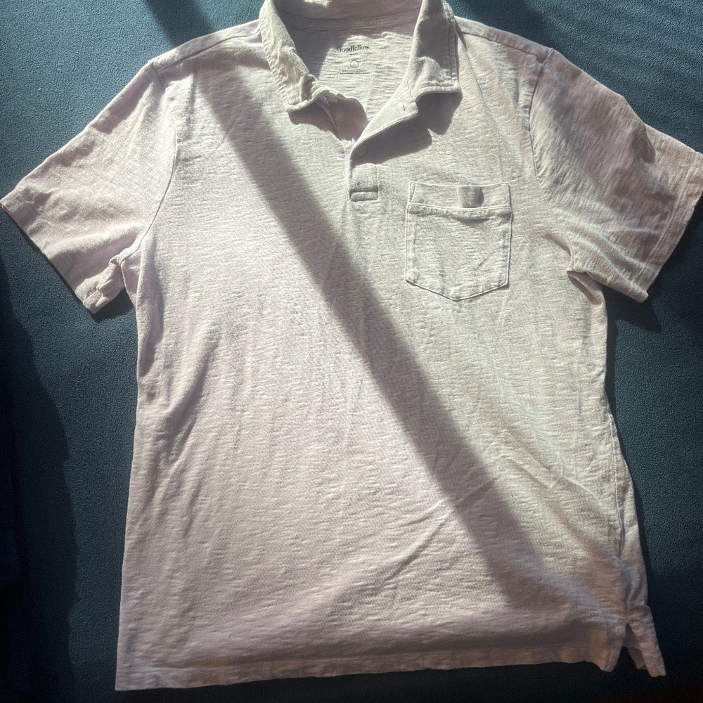 Lavender Men’s Cotton collared shirt L